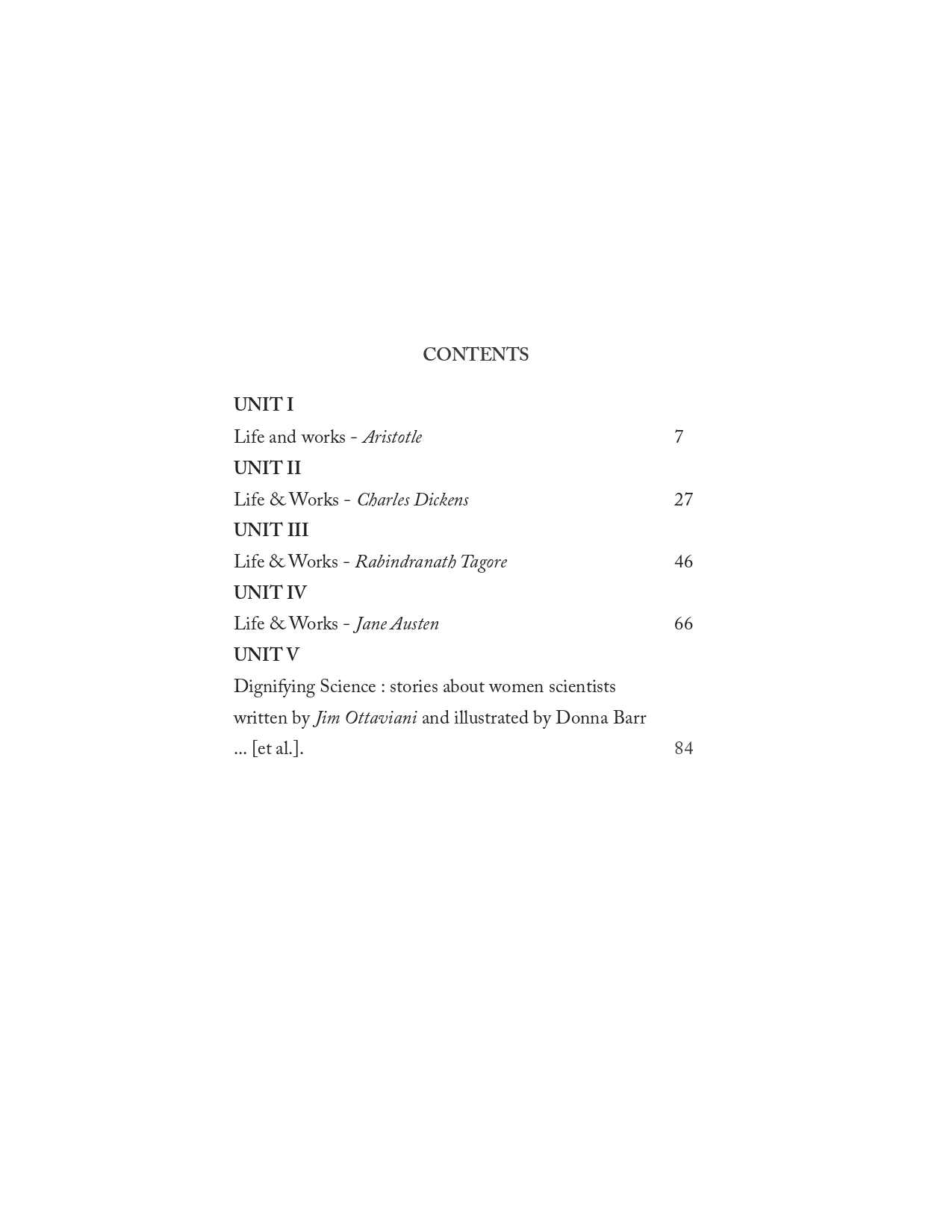 Authors In Focus - Sem 5 - Periyar University